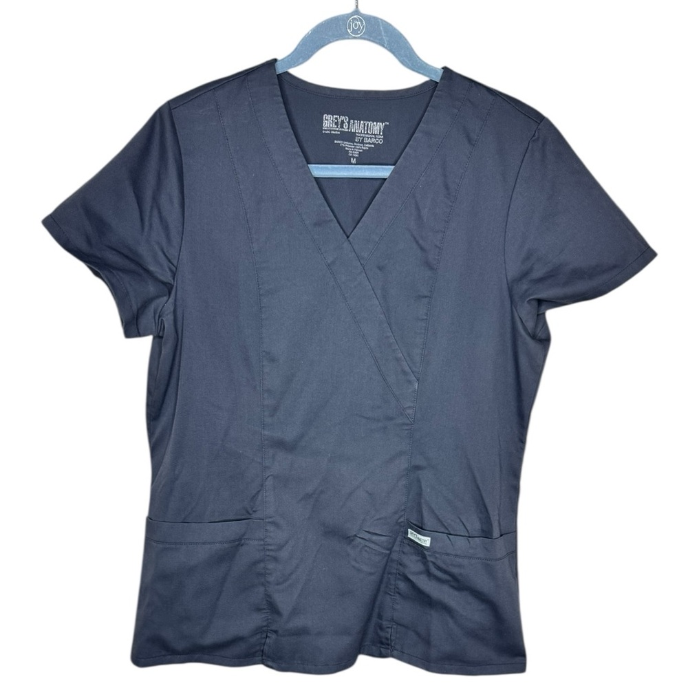Grey's Anatomy Charcoal Scrub Top